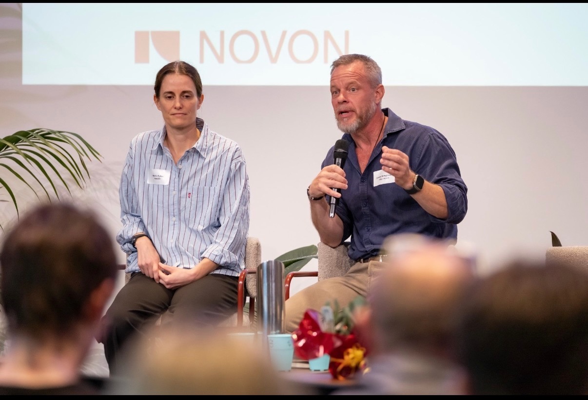 Jonas Bengtsson speaking at NOVON event